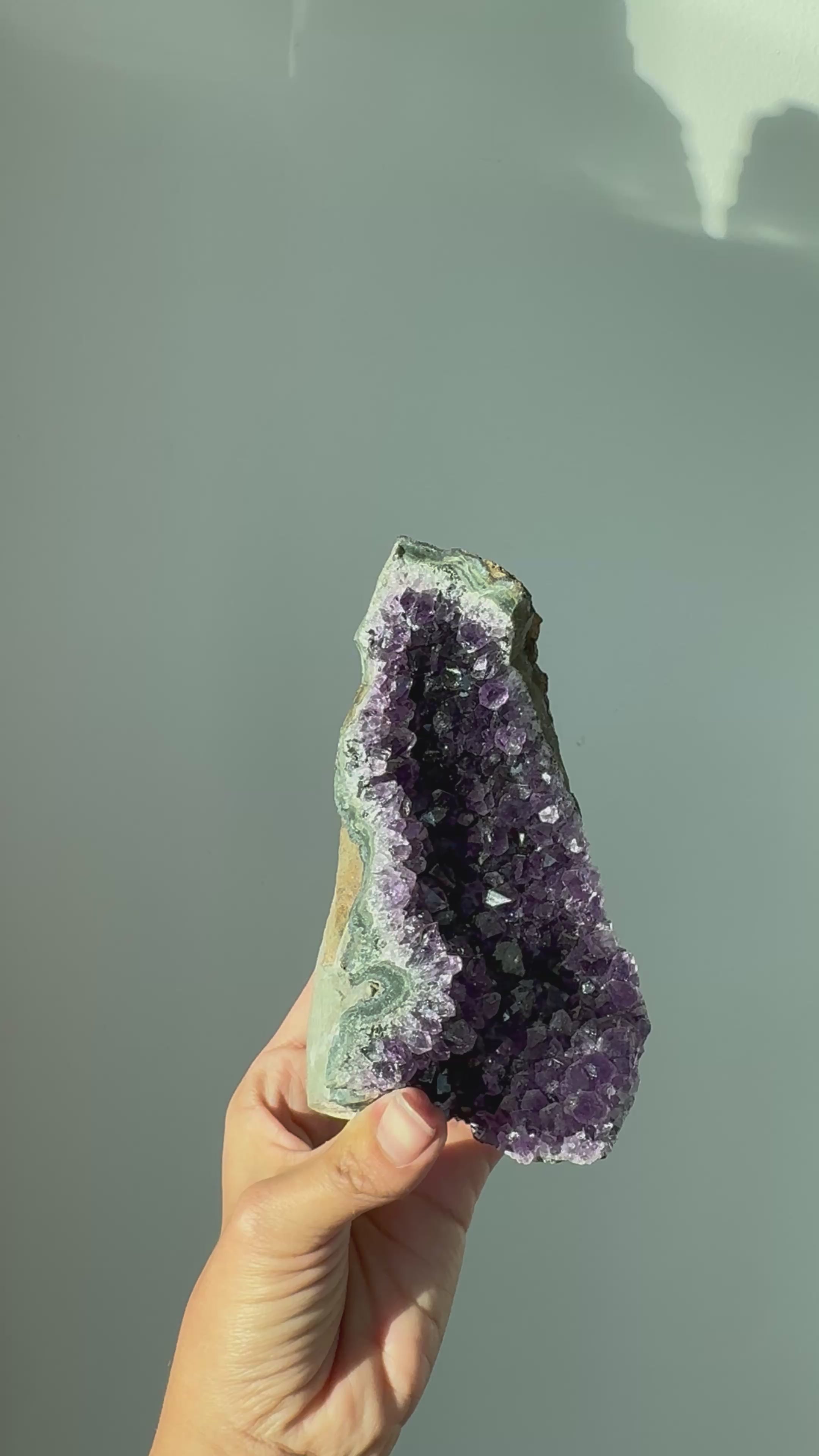 Amethyst Cave for Stress Relief, Protection and Energetic Harmony