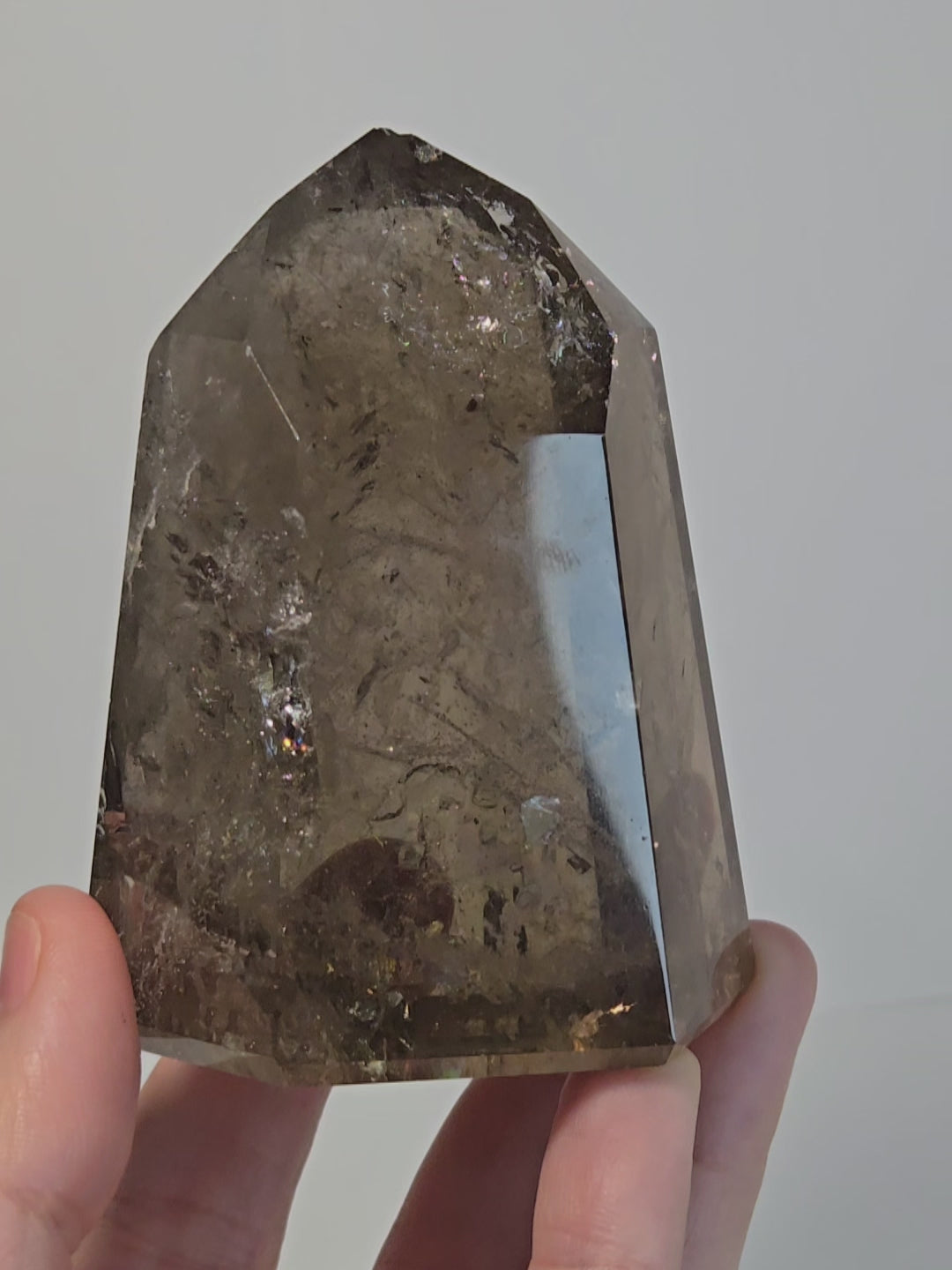 Smoky Quartz Crystal Points for grounding and energy transmutation