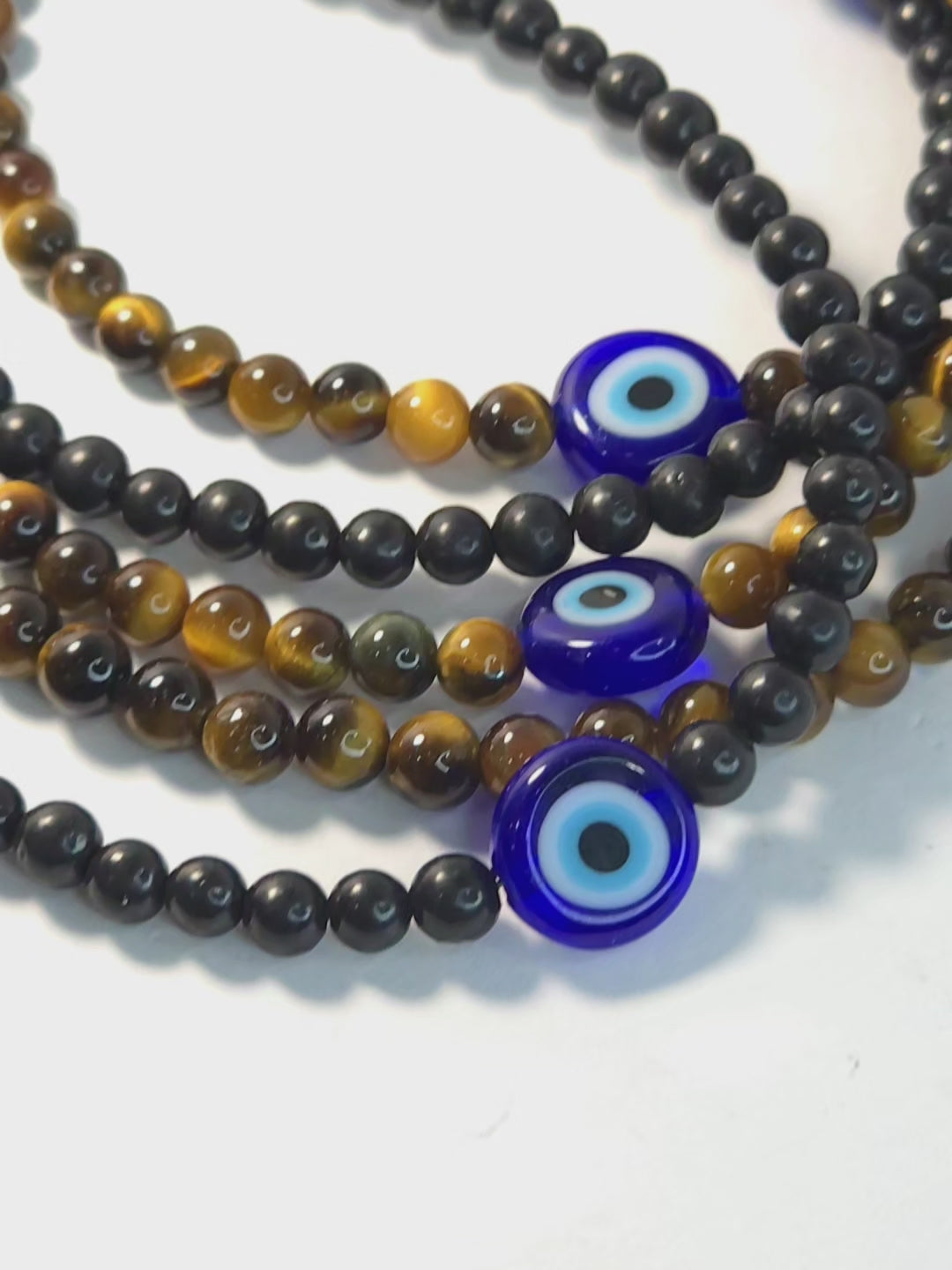 Evil Eye Chokers with Crystal Beads: Sacred Protection and Energy