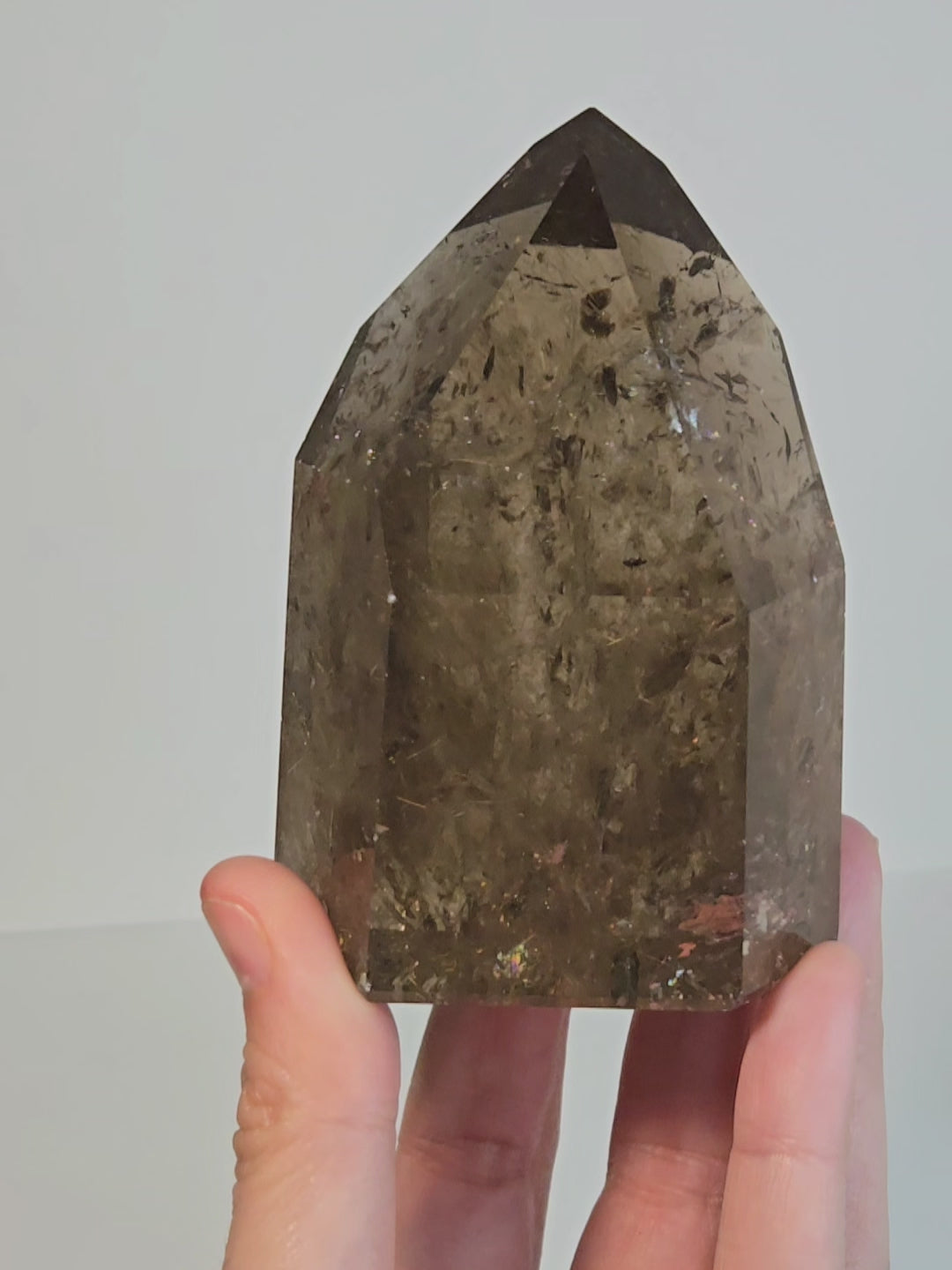 Smoky Quartz Crystal Points for grounding and energy transmutation