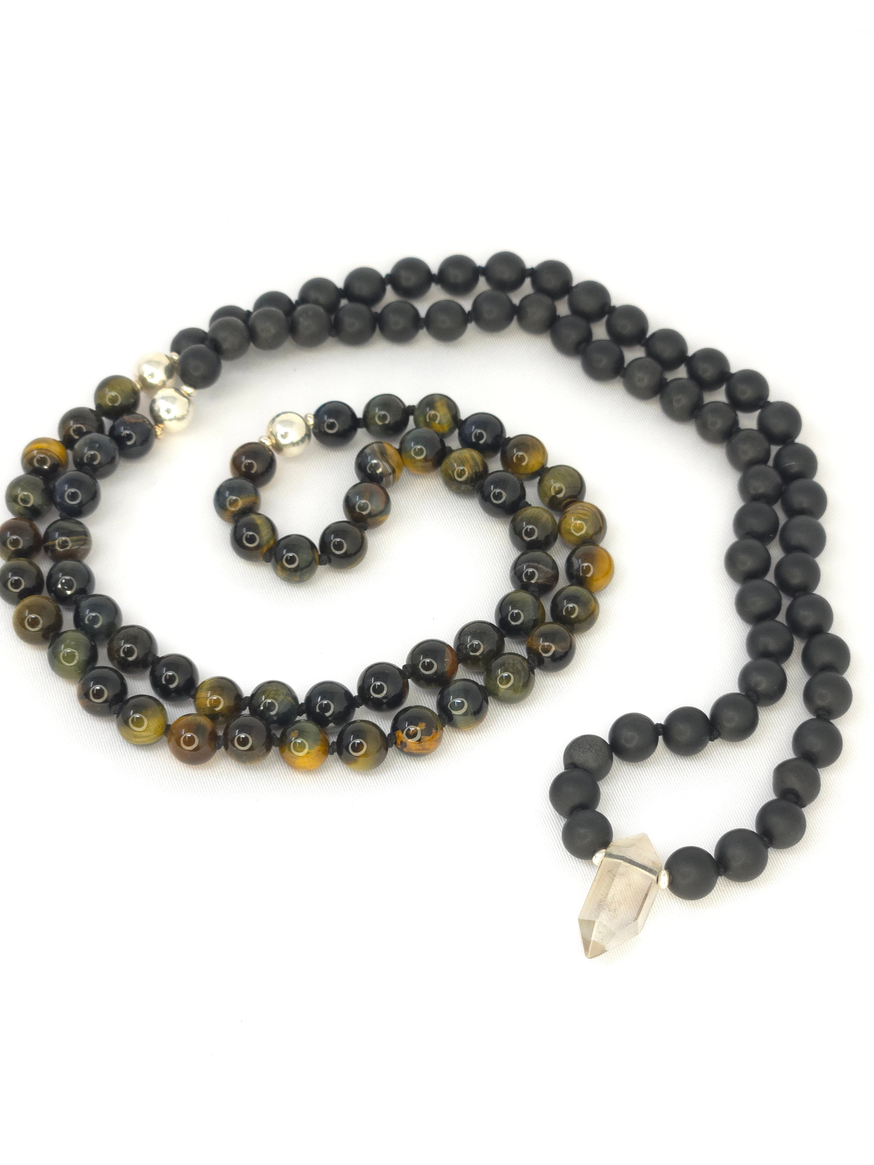 Khemia Legacy Japa Mala - Protection, Radiation Balance & Courage