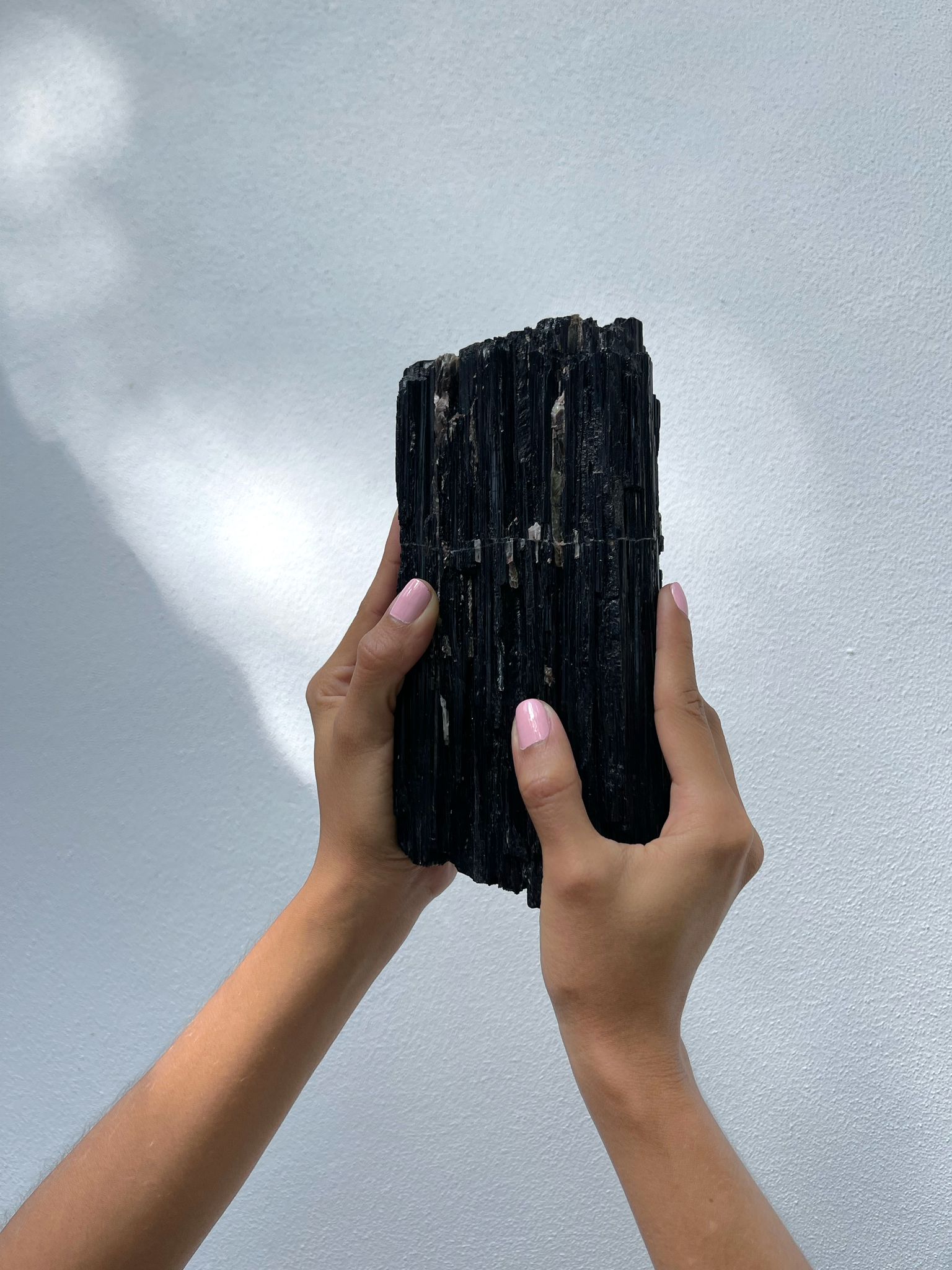 Large Raw Black Tourmaline for Protection & Grounding