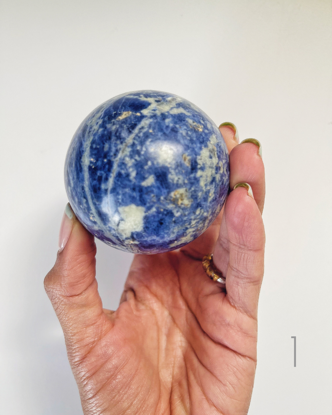 Sodalite Spheres for Communication, Intuition & Focus