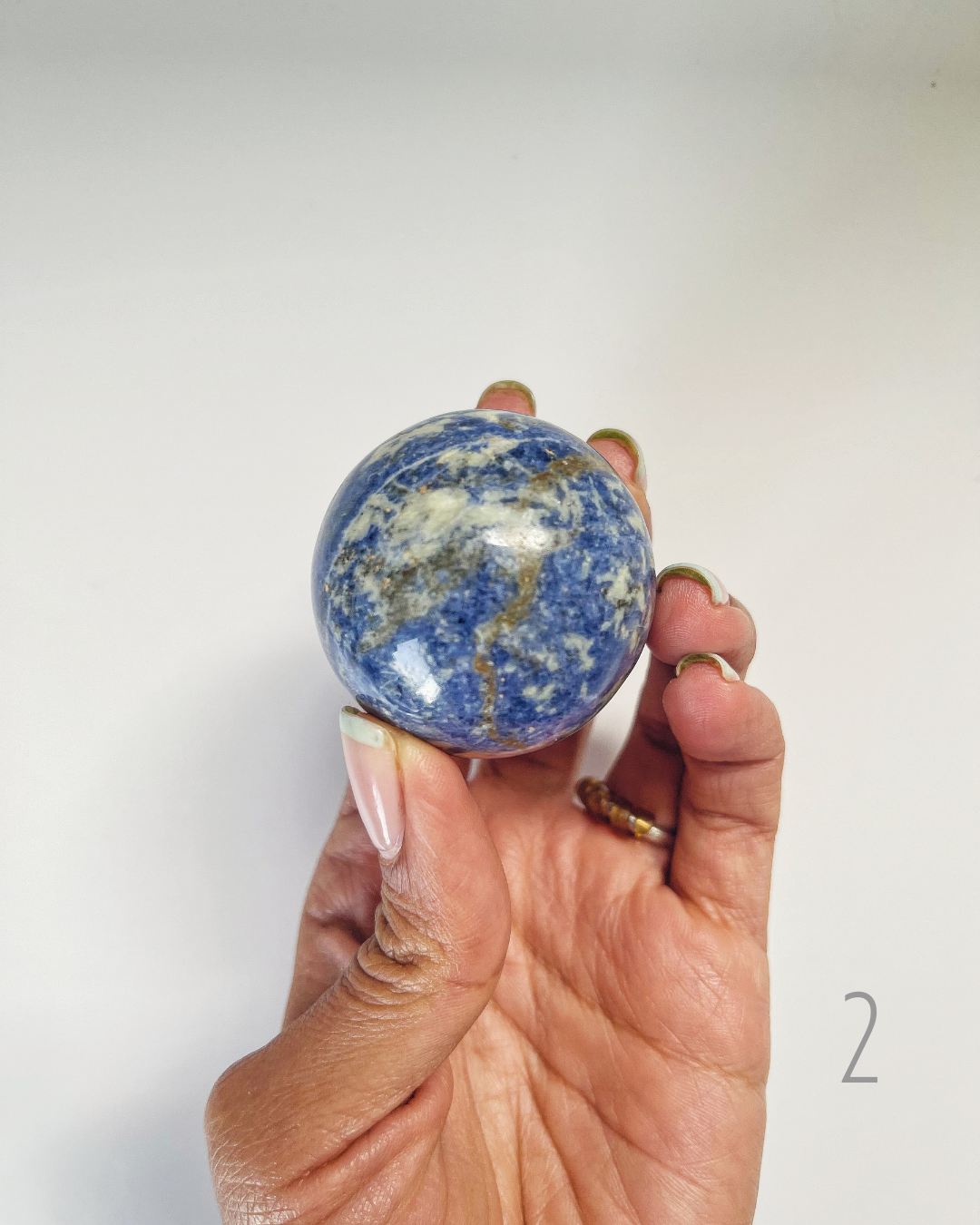 Sodalite Spheres for Communication, Intuition & Focus