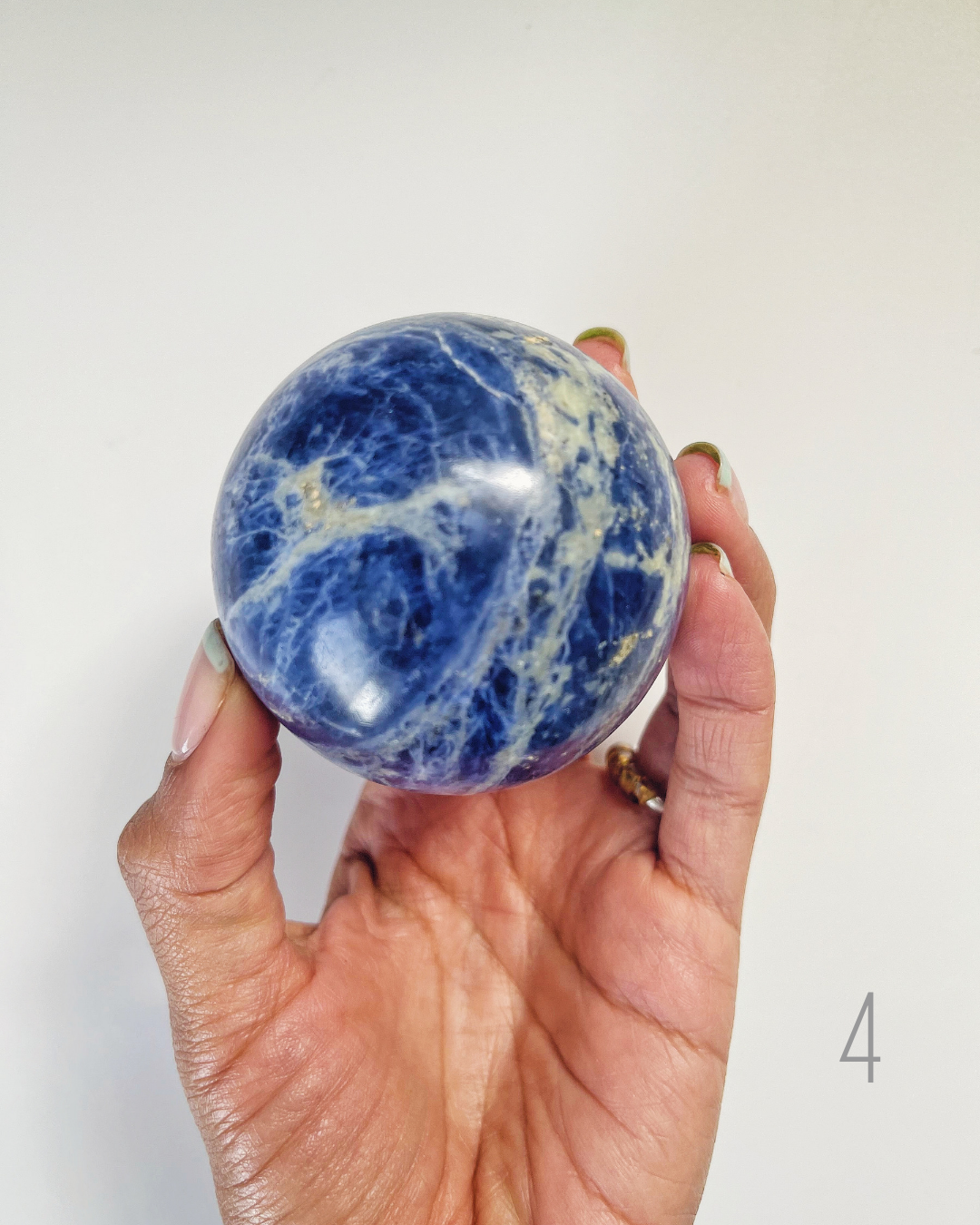 Sodalite Spheres for Communication, Intuition & Focus