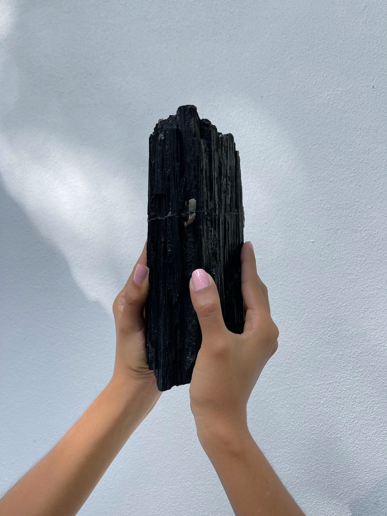 Large Raw Black Tourmaline for Protection & Grounding