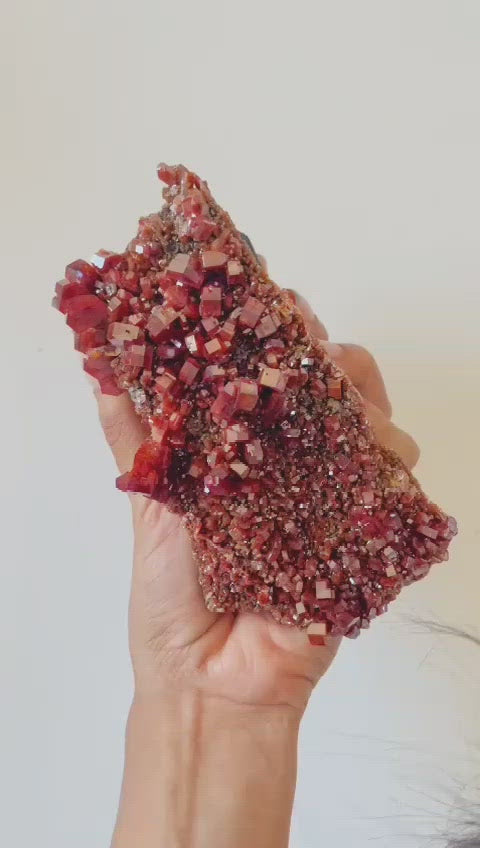 Vanadinite Crystal Clusters for Creativity, fertility, sacral healing