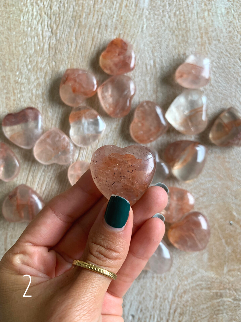 Elige tus mini corazones de cristal para meditar en cualquier lugar