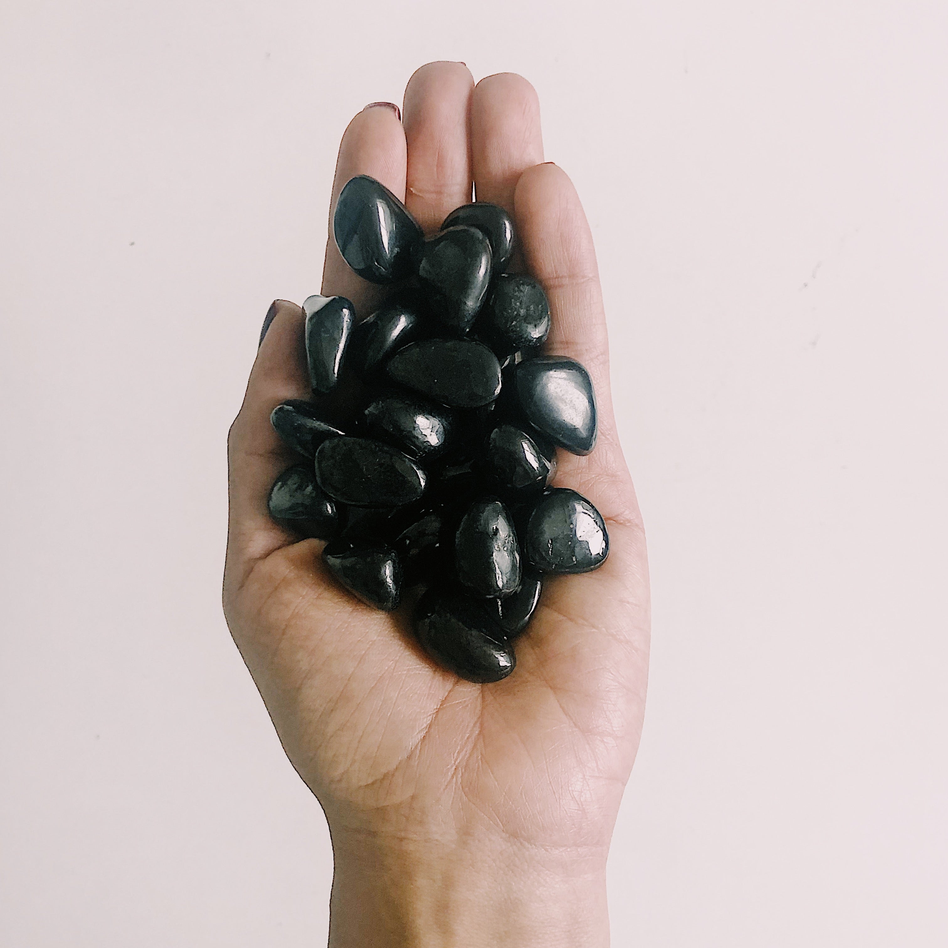 Shungite Stone Tumbles from Russia for EMF Protection & Detox