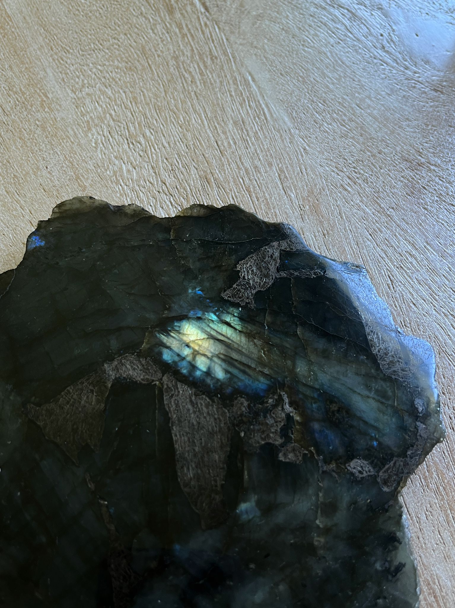 Labradorite slab tray for Psychic Connection, Transformation & Universal Guidance