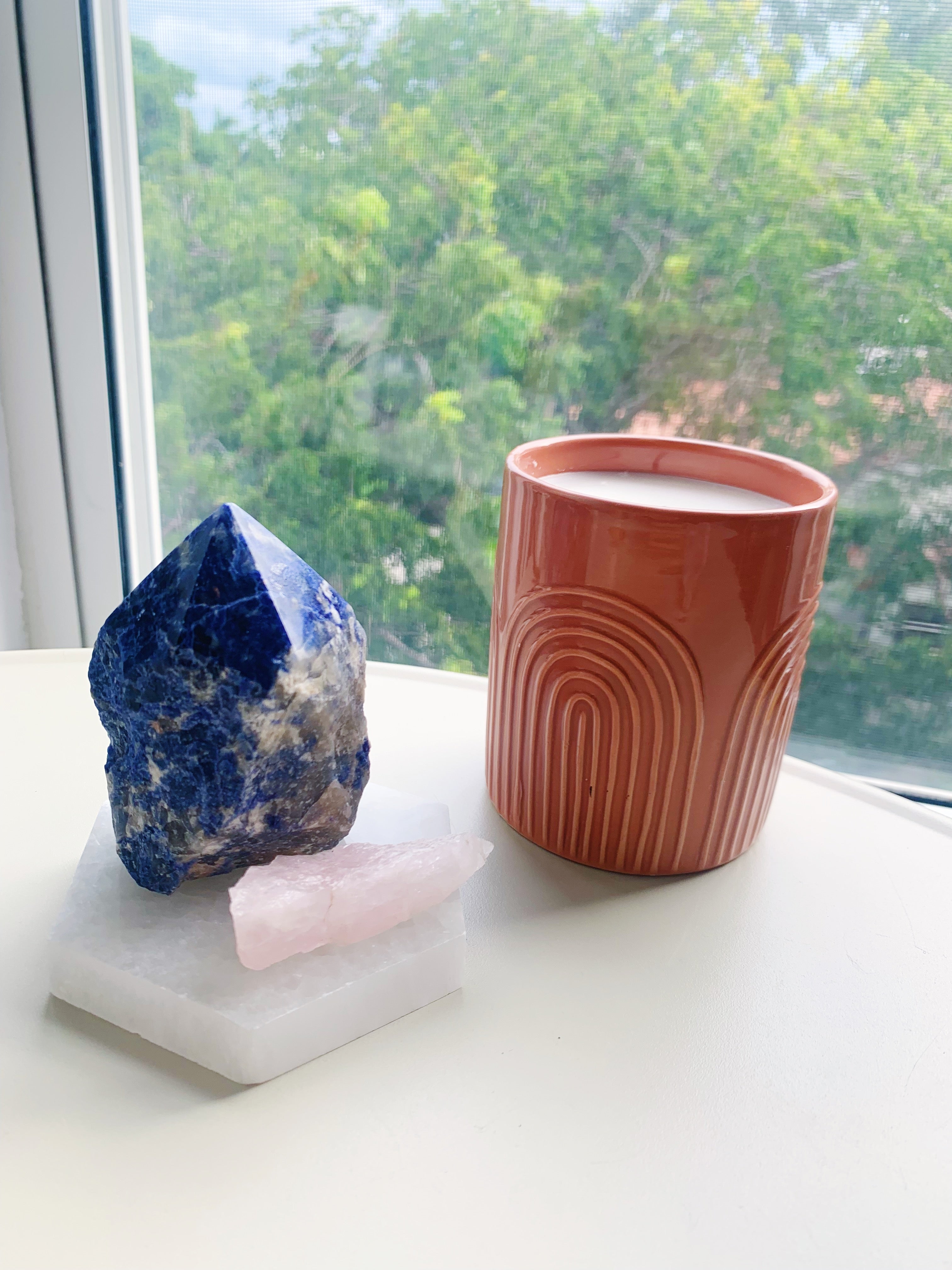 Natural Selenite Hexagonal Charging Plates for Cleansing and Charging Crystals