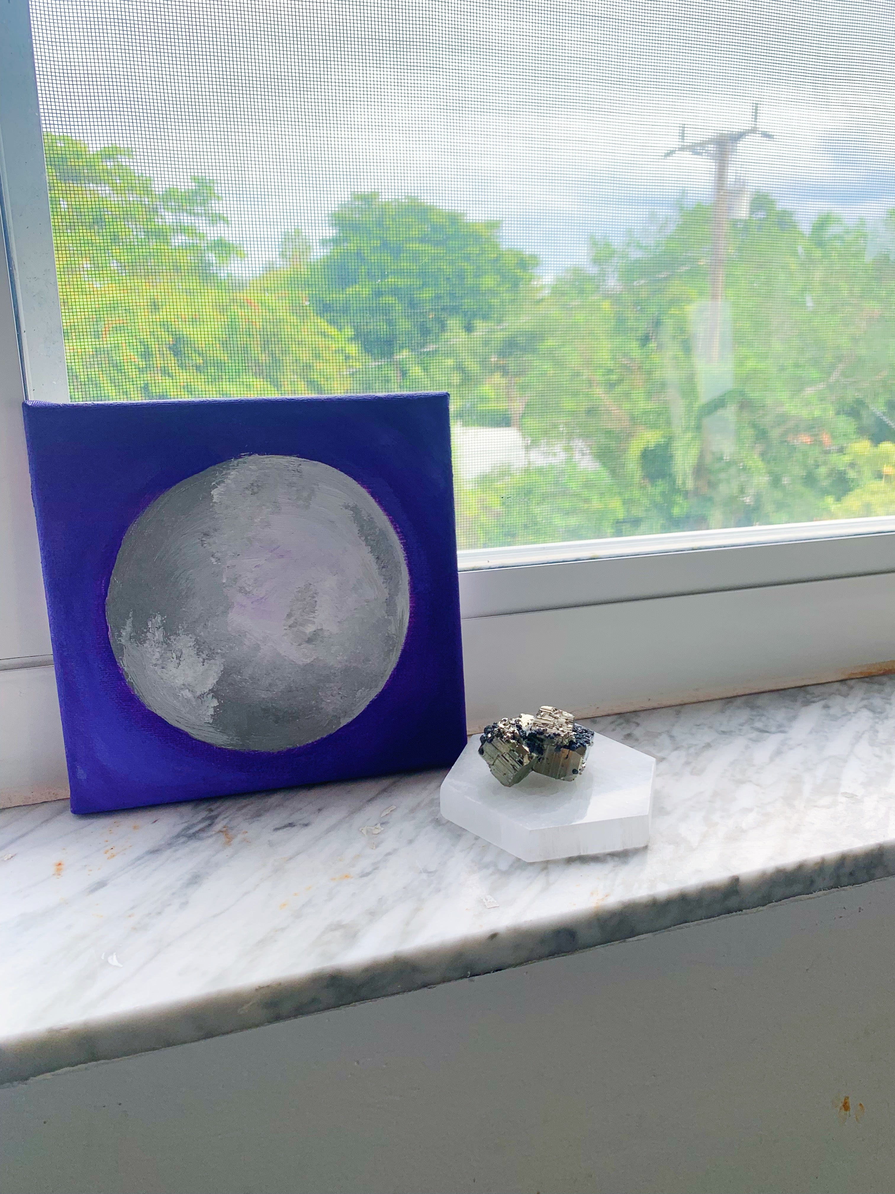 Natural Selenite Hexagonal Charging Plates for Cleansing and Charging Crystals