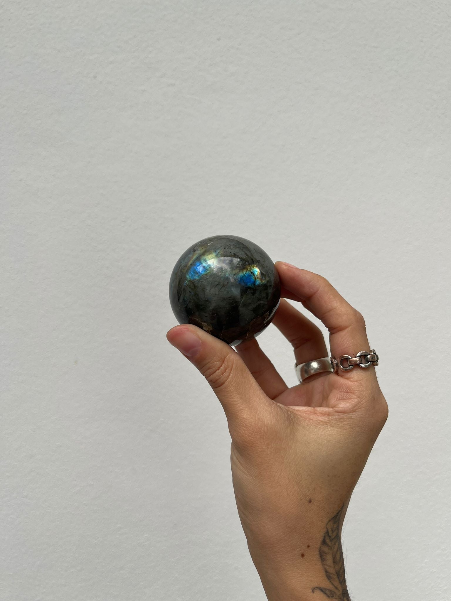 Labradorite Spheres for Psychic Connection, Transformation & Universal Guidance