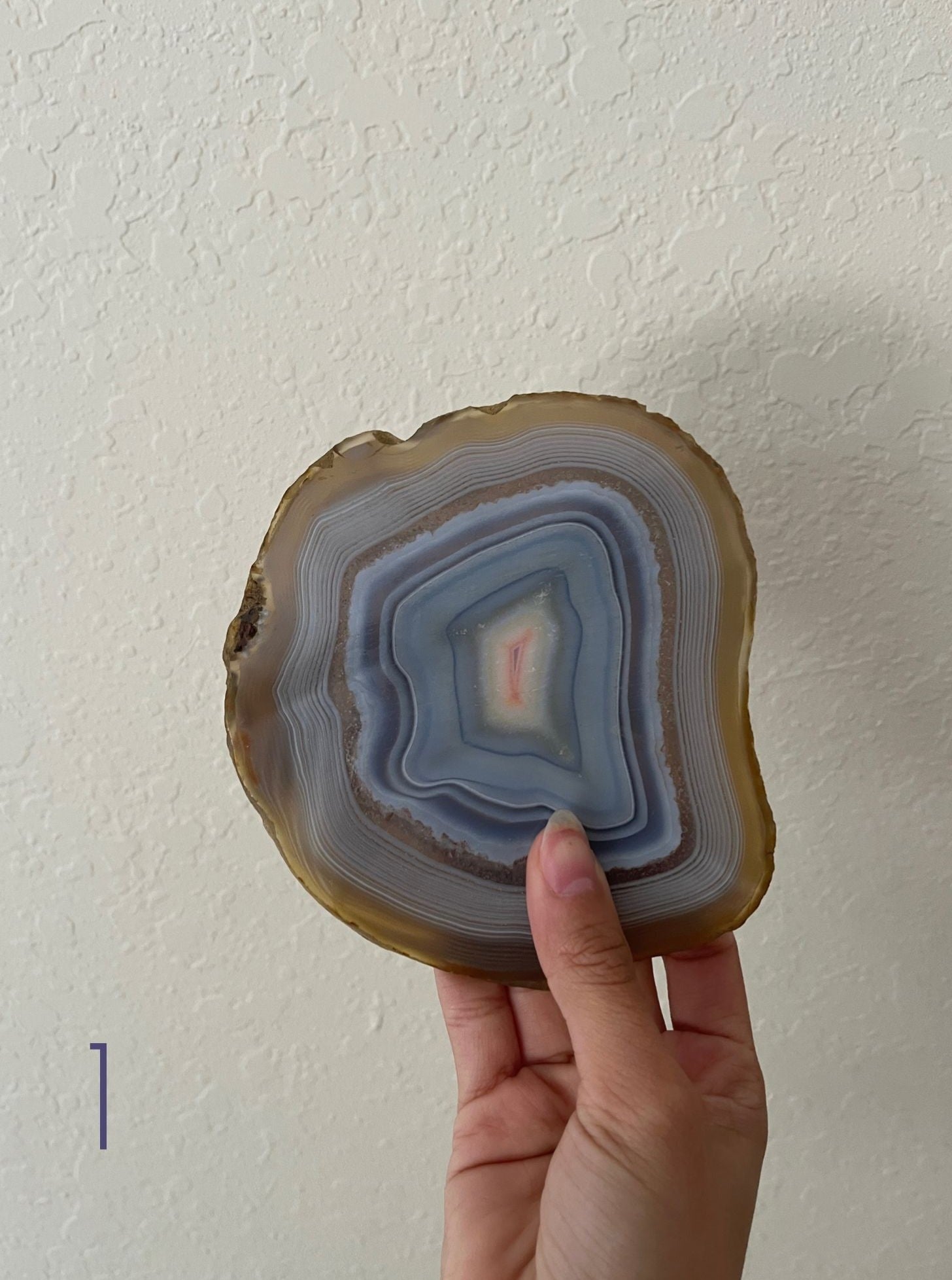 Agate Crystal Slab Trays for Protection & Courage