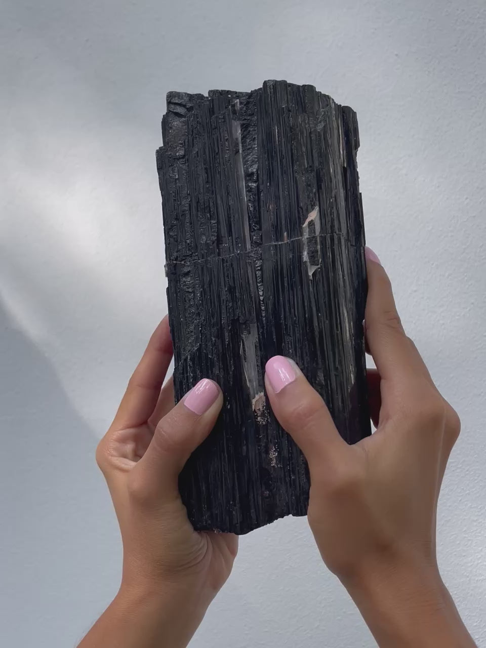 Large Raw Black Tourmaline for Protection & Grounding