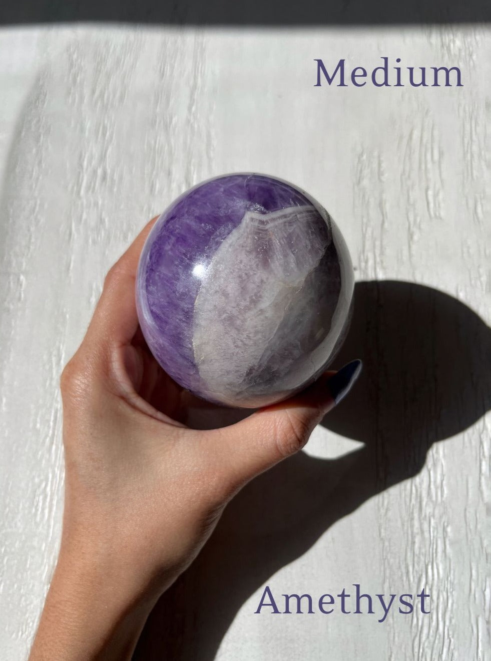 Amethyst Spheres for Stress Relief, Protection and Energetic Harmony