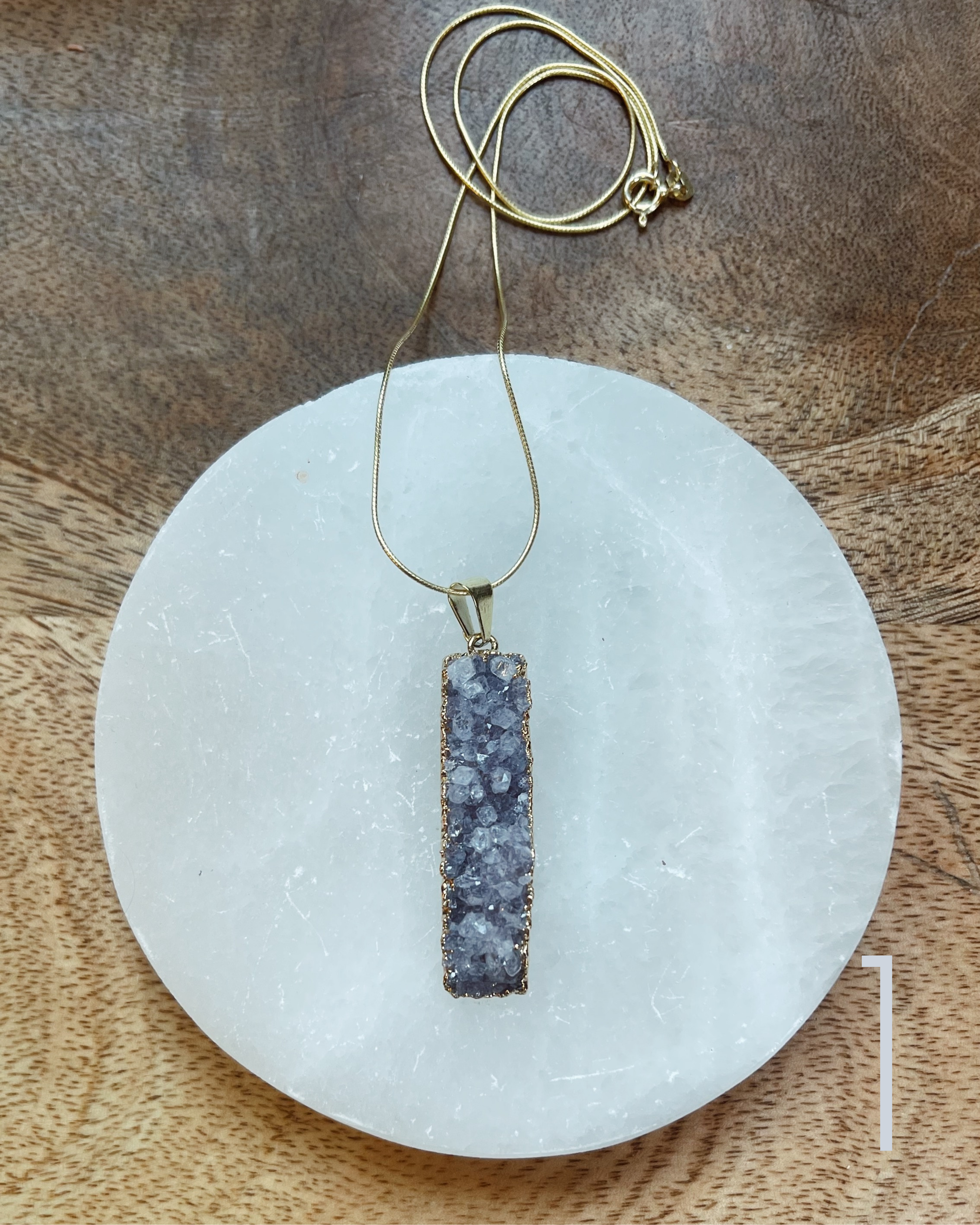 Druzy Agate Pendant Necklaces